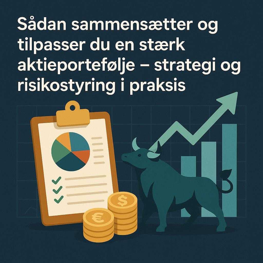 Sådan sammensætter og tilpasser du en stærk aktieportefølje – strategi og risikostyring i praksis